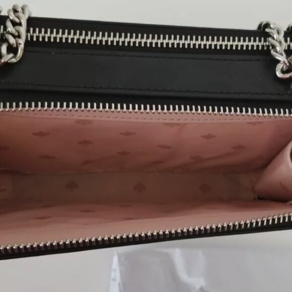 Kate Spade Frosty Chain Double Zip Crossbody - Penguin - Picture 8 of 10